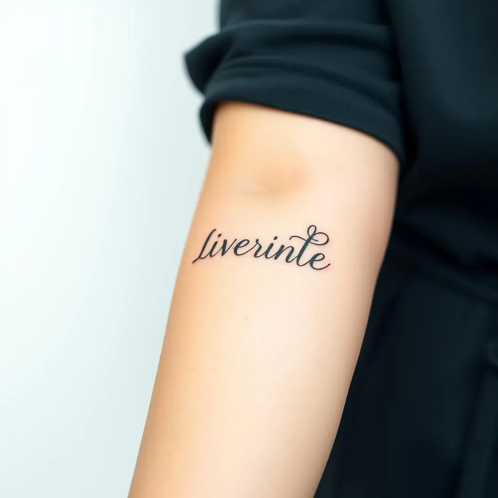 60+ Inspiring Word Tattoo Ideas for Women