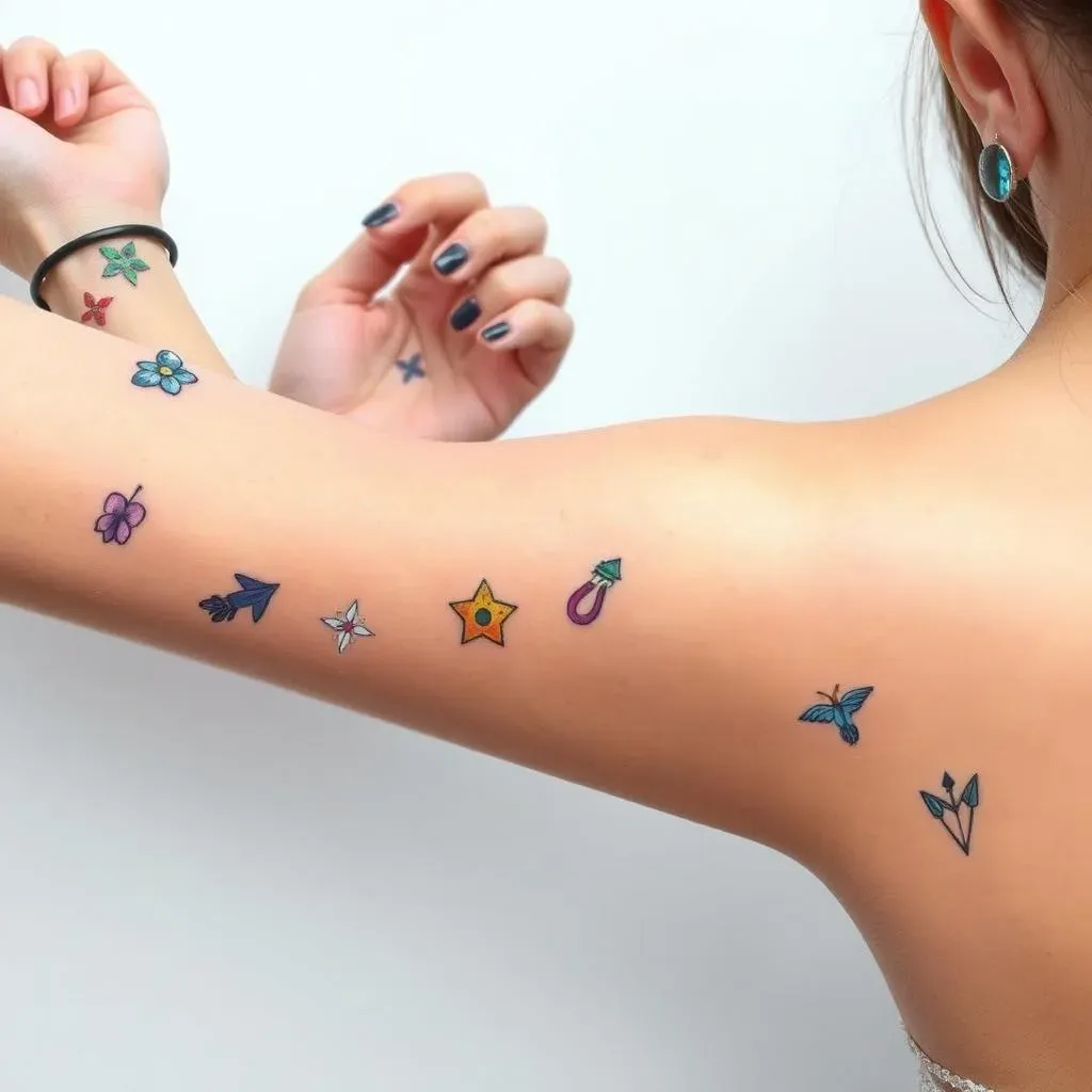 Adding a Splash: Cute Small Color Tattoos