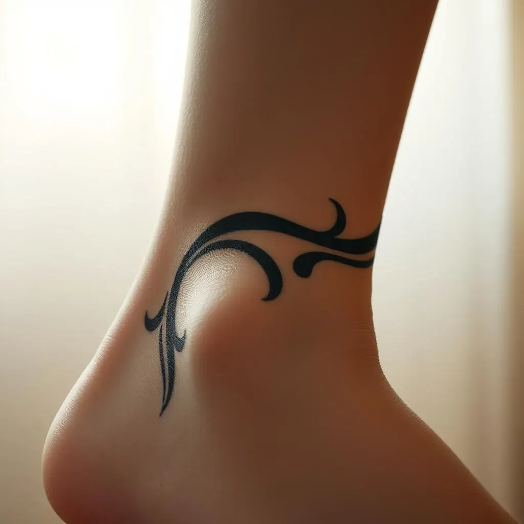 Aftercare and Considerations for Black and Grey Tribal Ankle Tattoos for Women