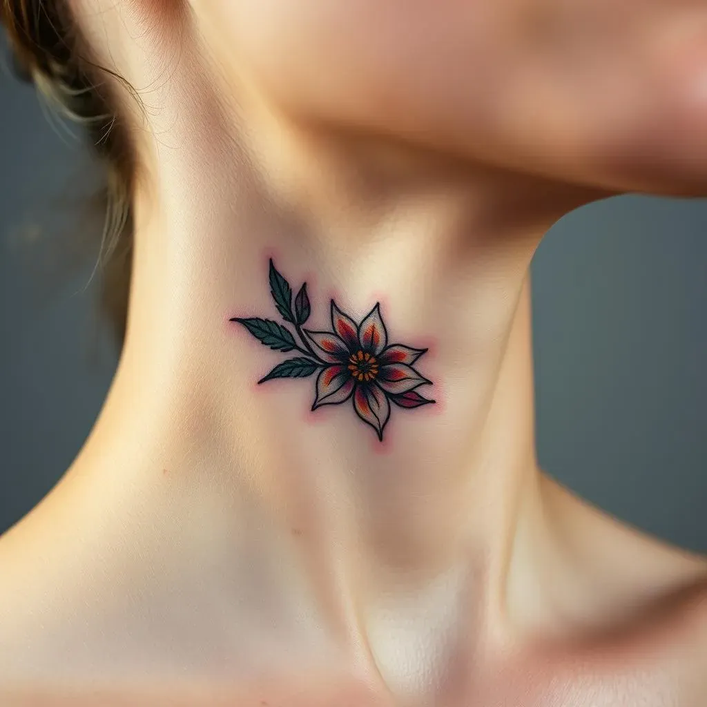 Aftercare and Considerations for Your Female Throat Tattoo