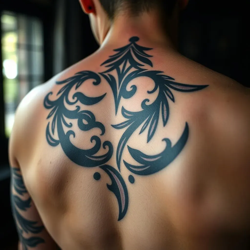 Aftercare and Maintenance: Ensuring Your Black and Grey Tribal Back Tattoo Remains Stunning