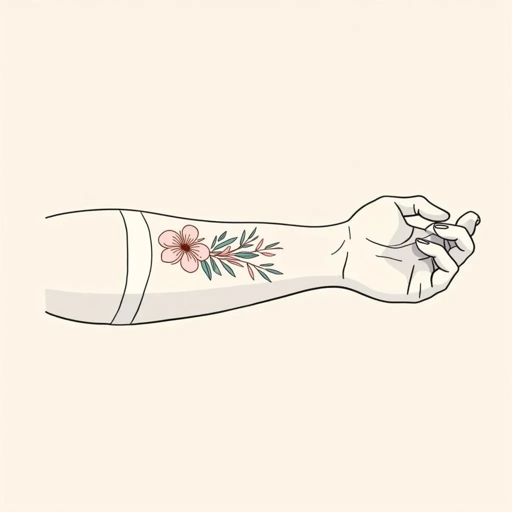 Aftercare and Maintenance for Minimalist Line Tattoos for Women