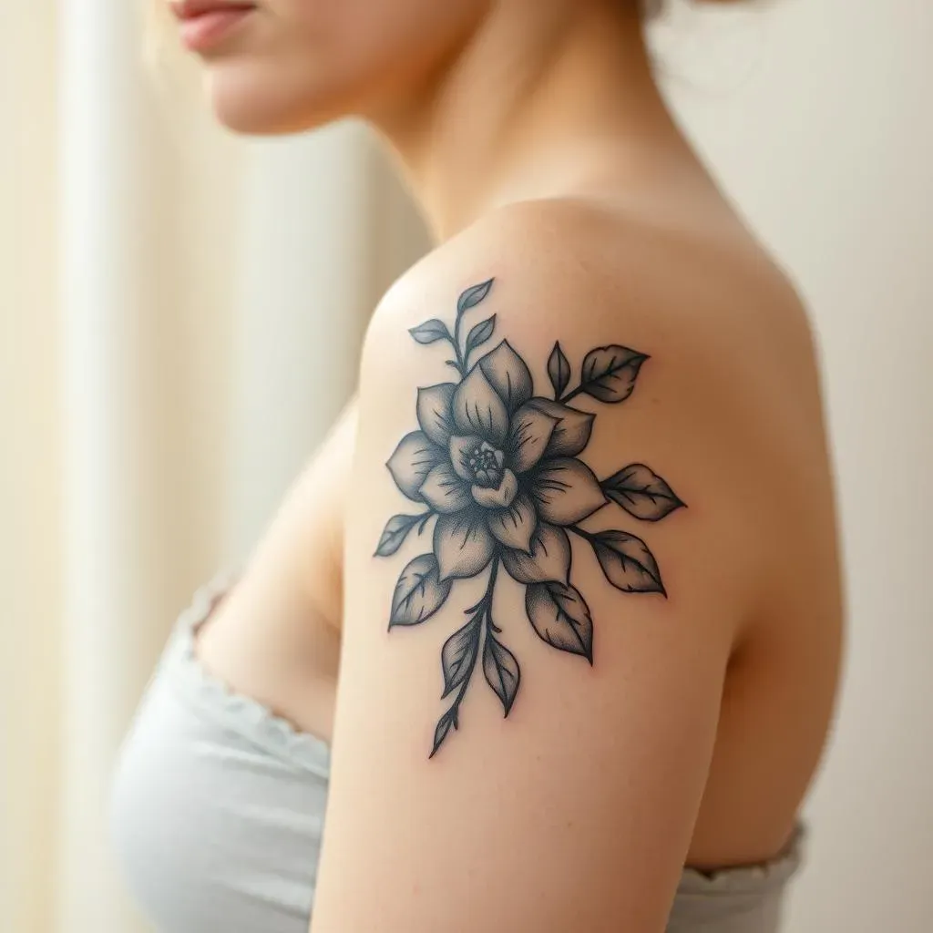 Aftercare and Maintenance: Keeping Your Black and Grey Floral Tattoo Looking its Best