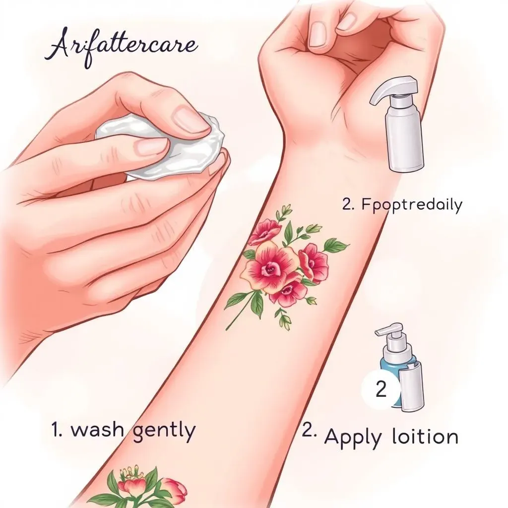 Aftercare and Maintenance: Keeping Your Floral Wrist Tattoos for Women Looking Their Best