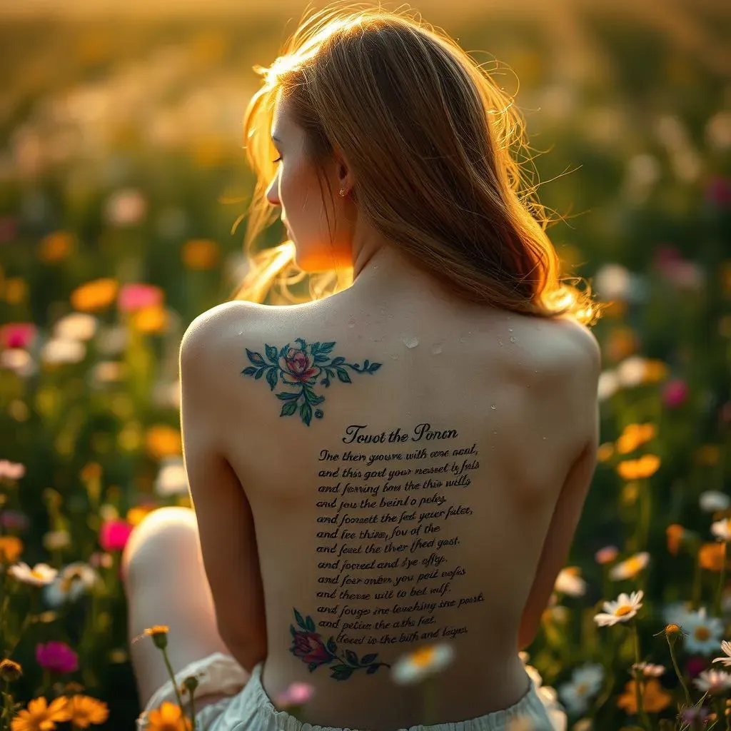 Aftercare and Maintenance: Keeping Your Poem Tattoo Beautiful