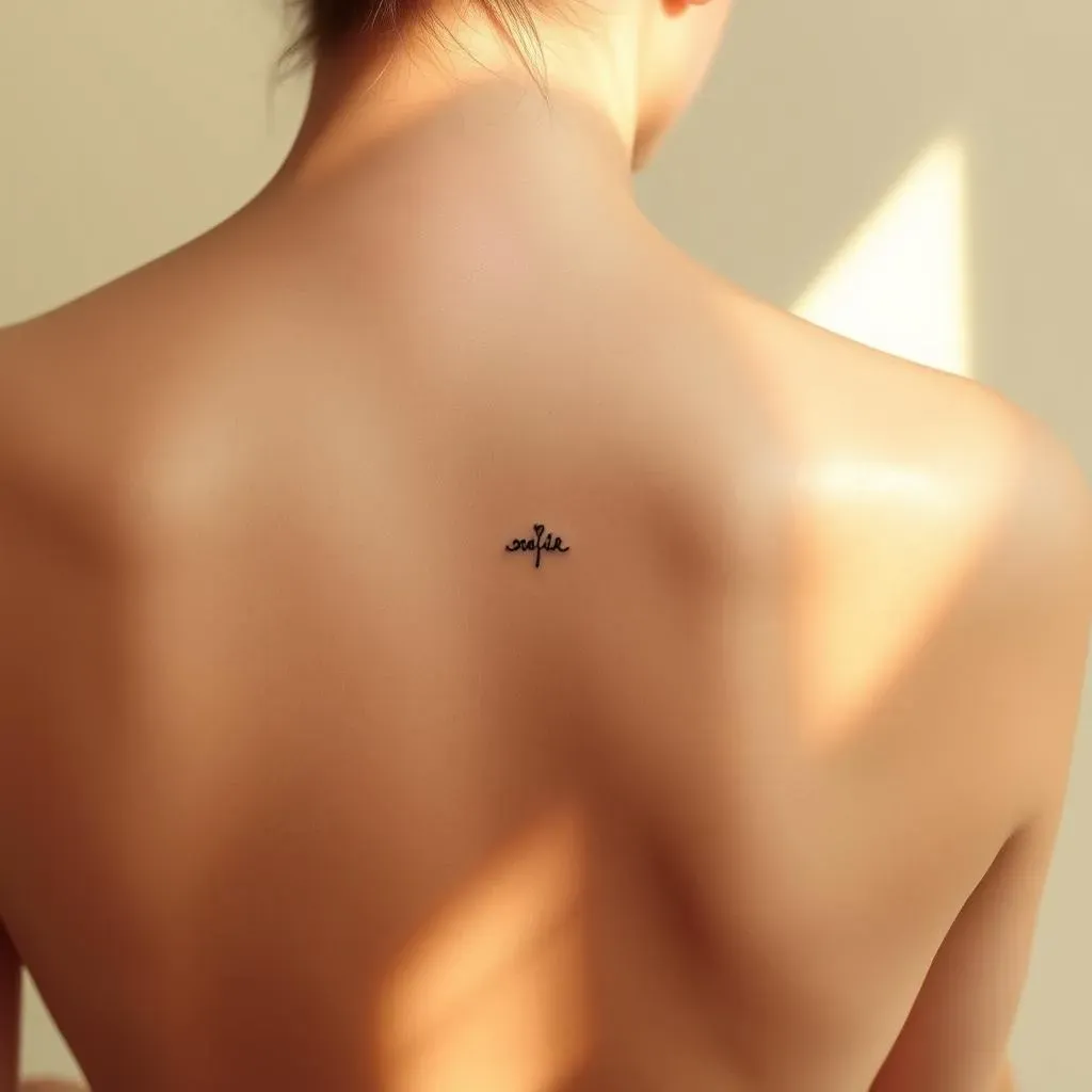Aftercare Tips for Your Minimalist Back Tattoo