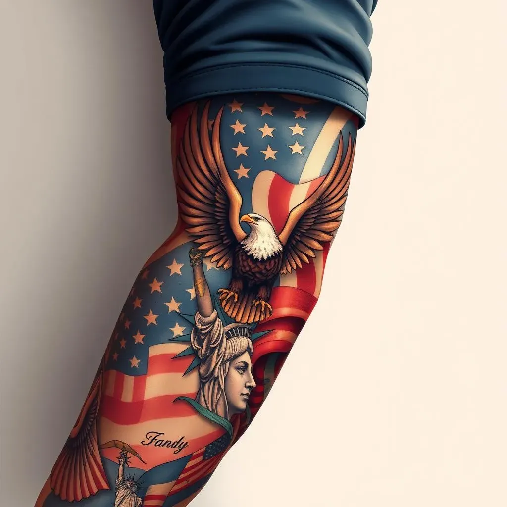Amazing American Sleeve Tattoo Ideas: Designs That Dominate