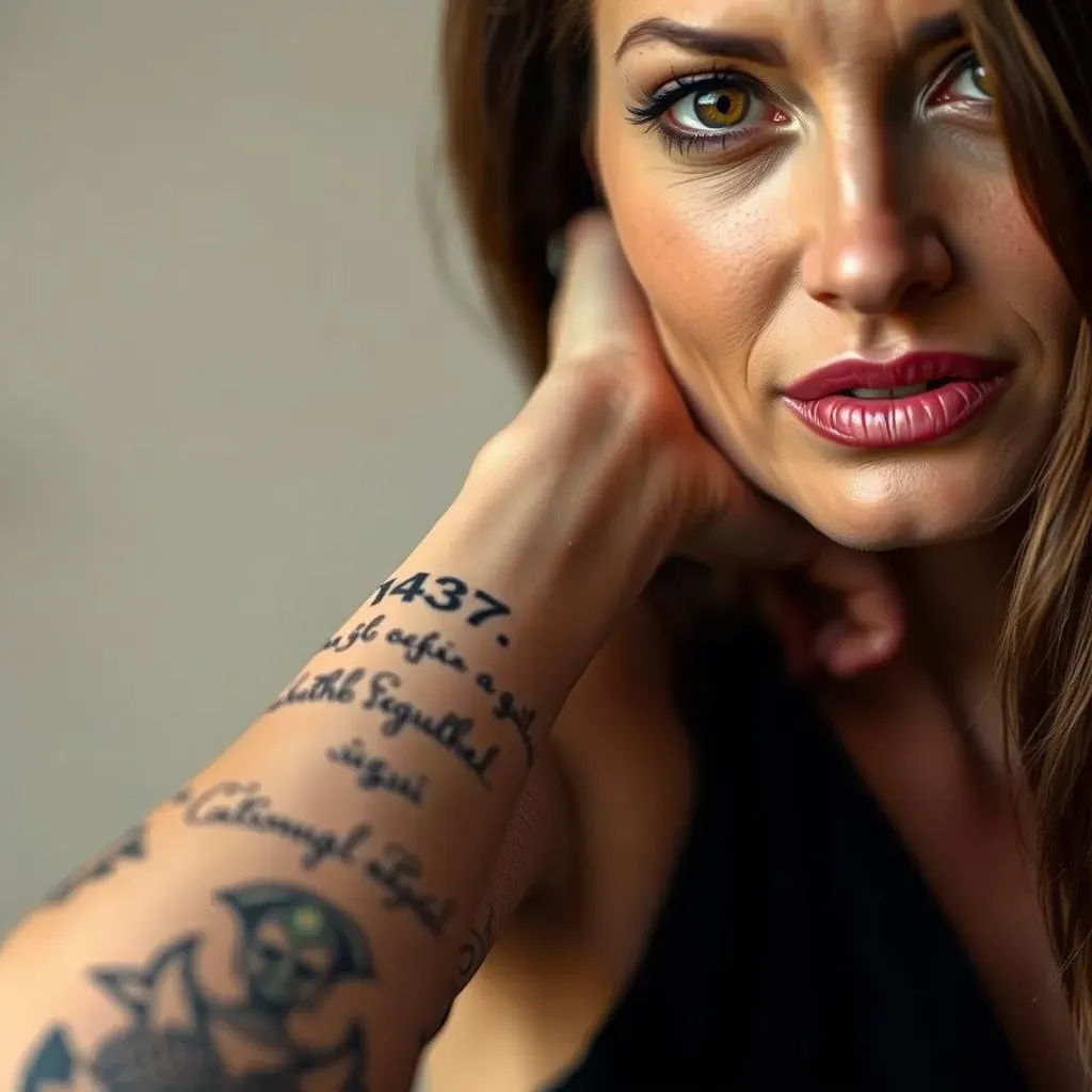 Angelia Jolie and Her Meaningful Sleeve Tattoos