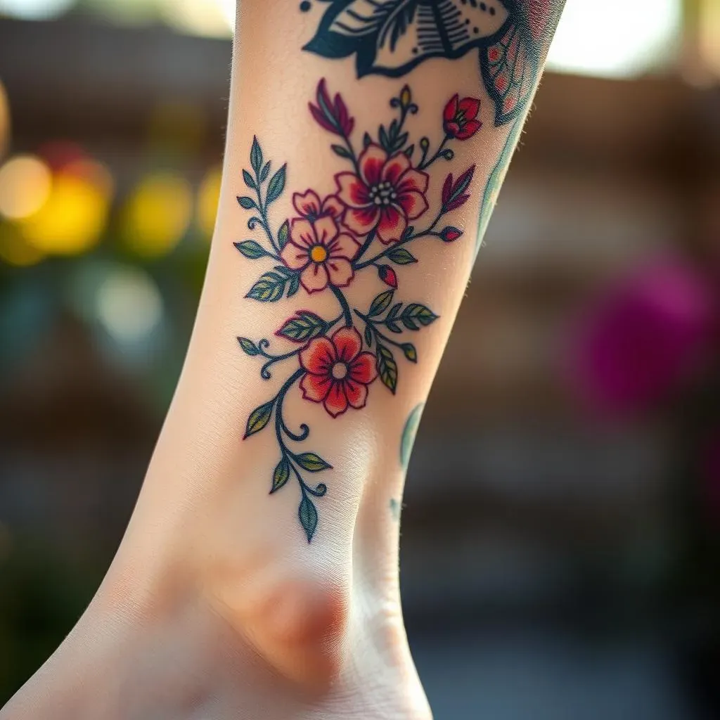 Ankle Sleeve Tattoos for Women: A Guide to Designs, Meanings, and Aftercare