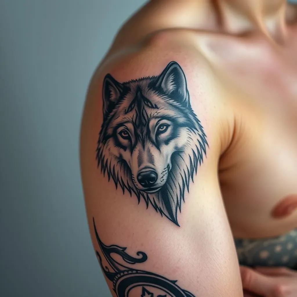 Arm Placement and Size Considerations for Wolf Tattoos