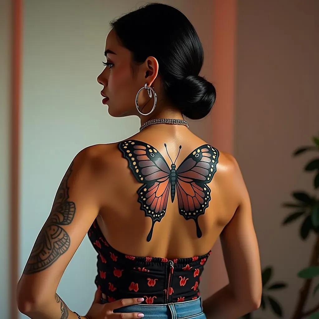 Stunning Back Tattoos for Women Butterfly: Ideas & Inspiration