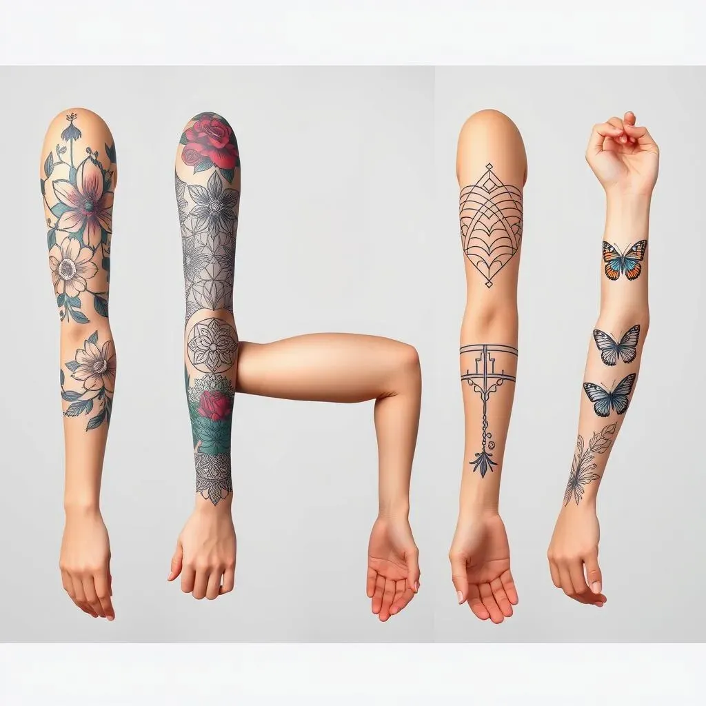 Best Placement Ideas for Female Sleeve Tattoos