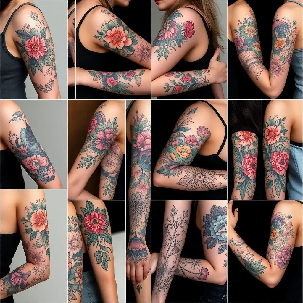 Bicep Sleeve Tattoo Placement and Design Considerations for Women