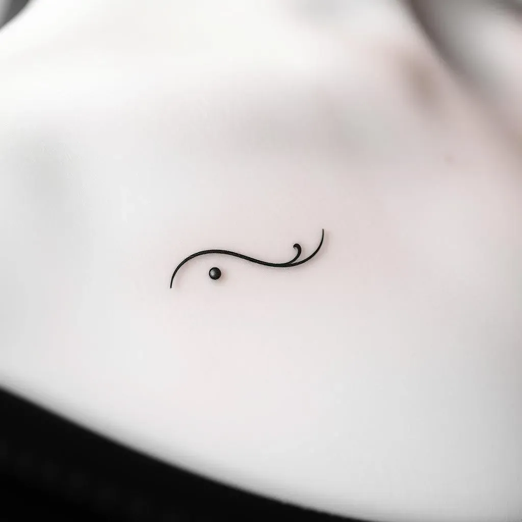 Black and Grey Elegance: Simple Yet Striking Small Tattoo Designs