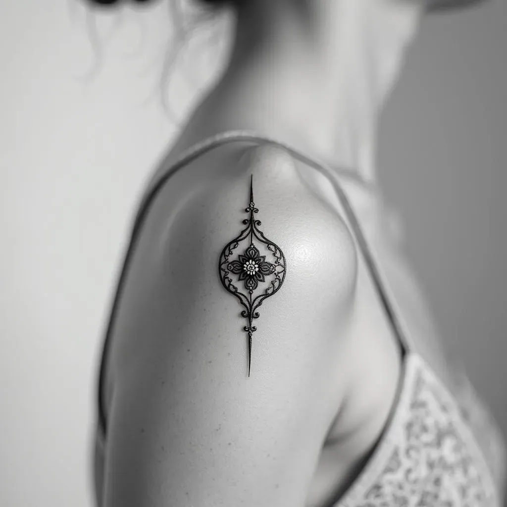 Black and Grey: Meaningful Unique Small Tattoos for Females