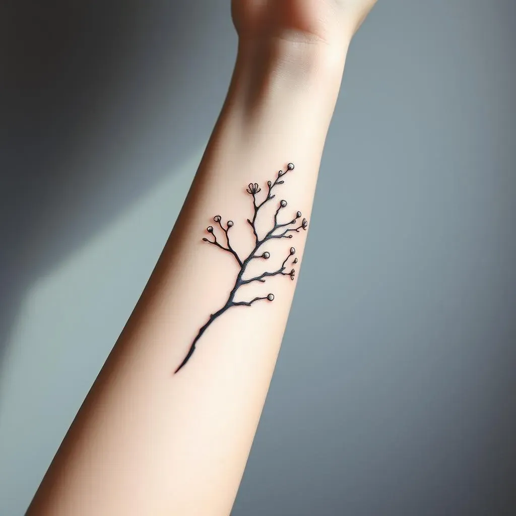 Stunning Black and Grey Nature Tattoos for Women