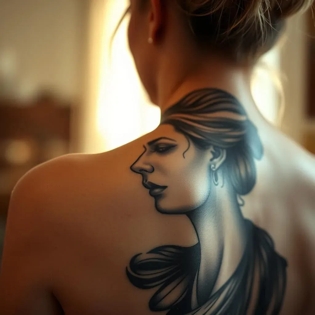 Ultimate Guide: Black and Grey Portrait Tattoos for Women