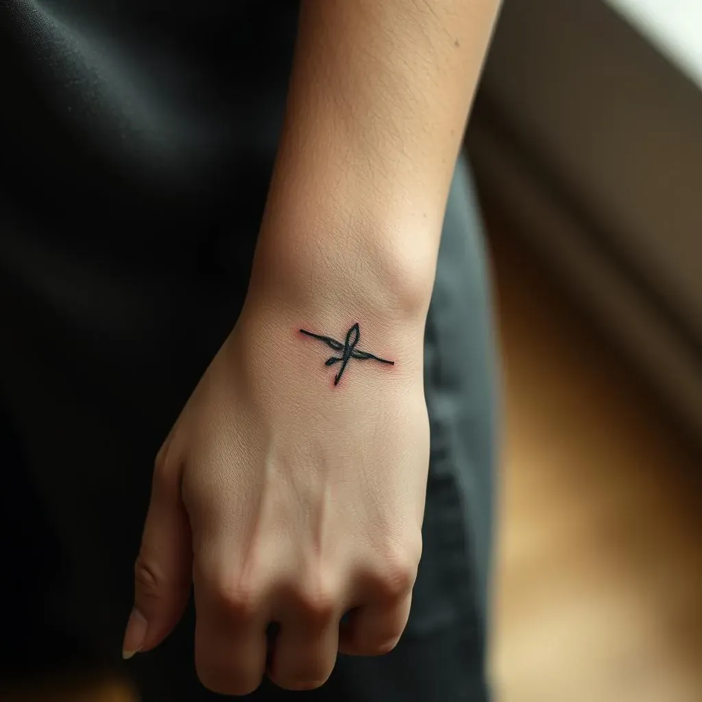 Black and Grey Pretty Small Tattoos for Ladies: Classic and Chic