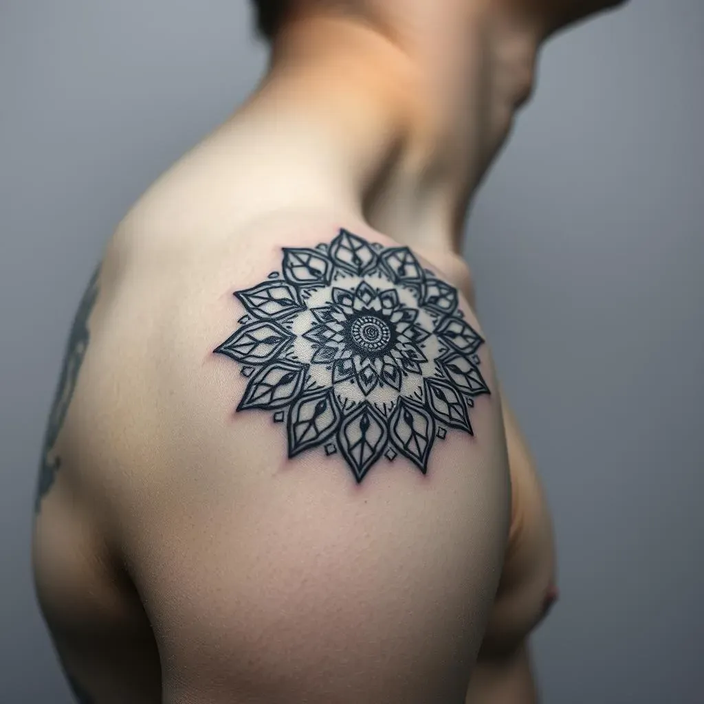 Black and Grey: The Elegant Choice for Shoulder Tattoos