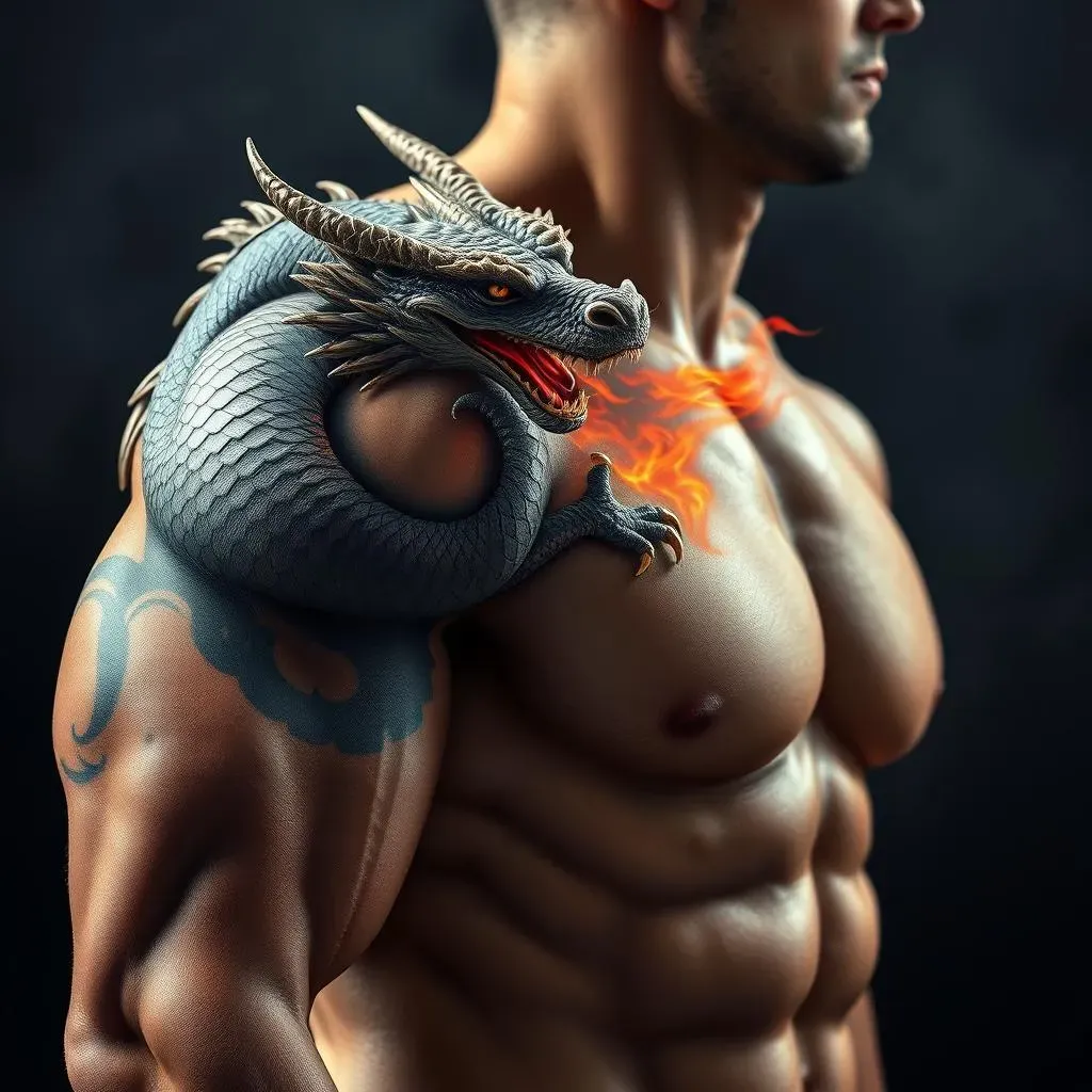 Bold & Large Shoulder Tattoo Designs for Men