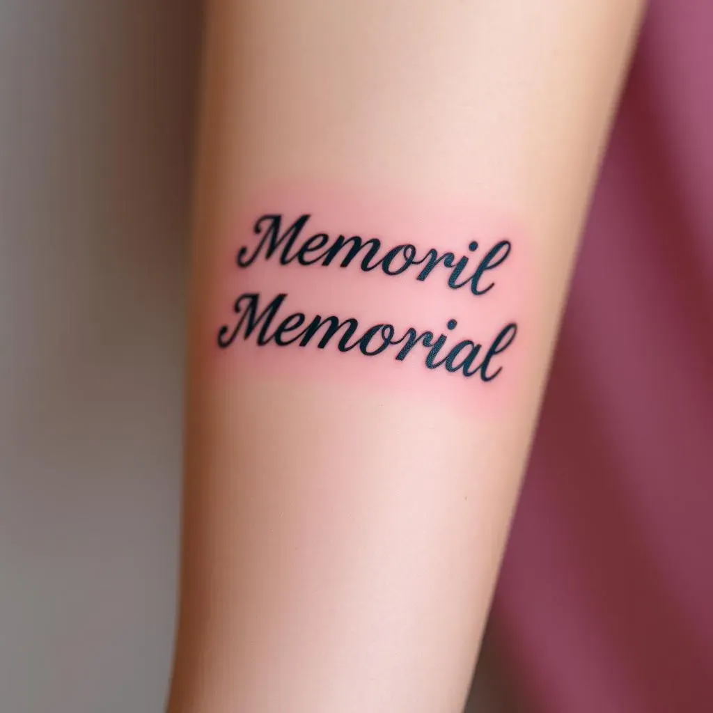 Caring for Your Memorial Tattoo: Ensuring Your Tribute Lasts