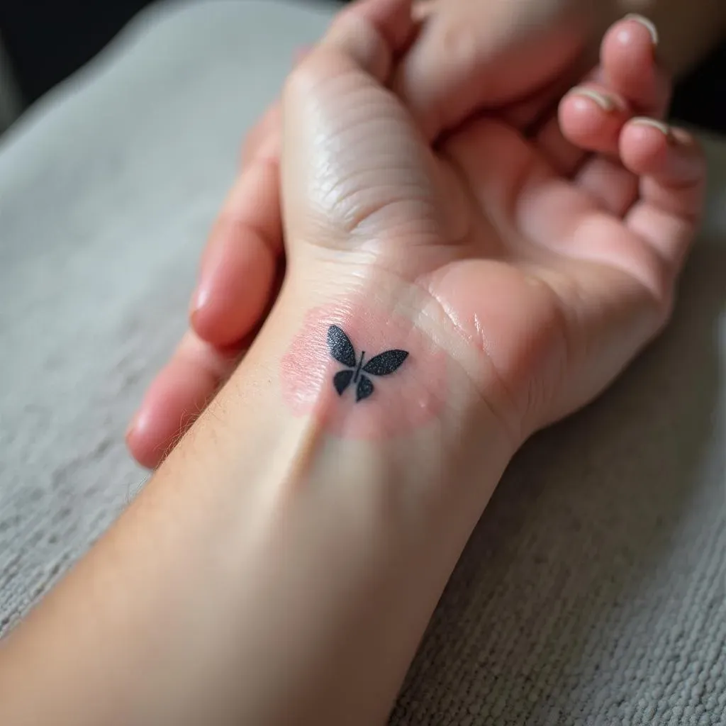 Caring for Your New Ink: Ensuring Your Simple Hand Tattoo Stays Sharp