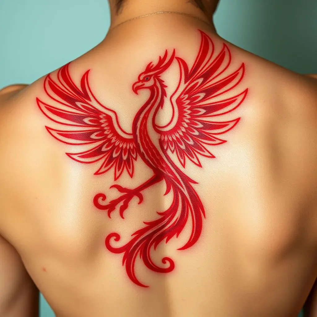 Caring for Your New Red Ink Back Tattoo