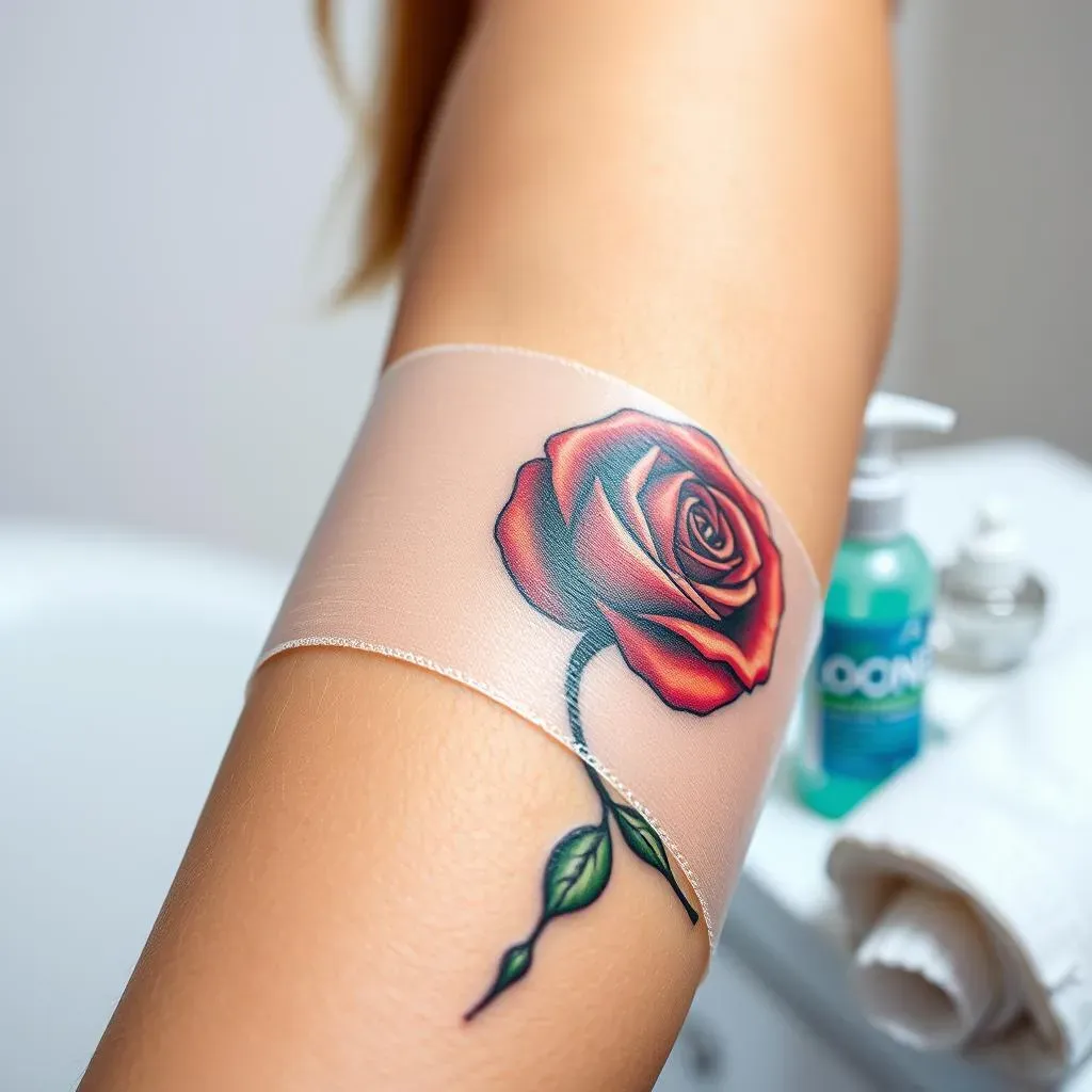 Caring for Your New Rose Arm Tattoo: Ensuring Longevity