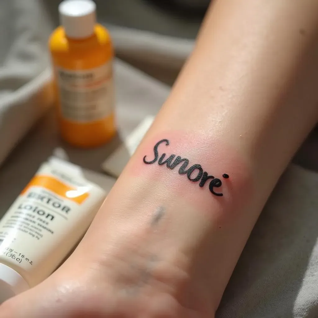 Caring for Your New Small Word Tattoo
