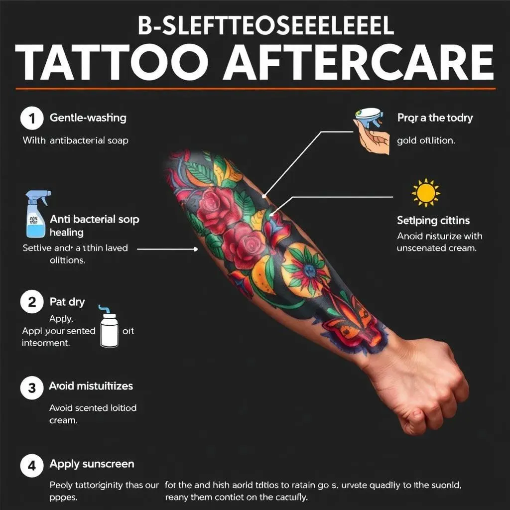 Caring for Your New Tricep Sleeve Tattoo: Aftercare Tips