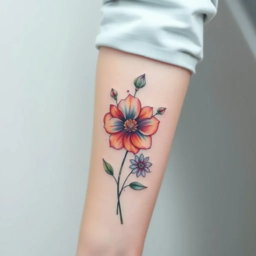 Caring for Your Watercolor Floral Tattoos for Women: Aftercare and Longevity