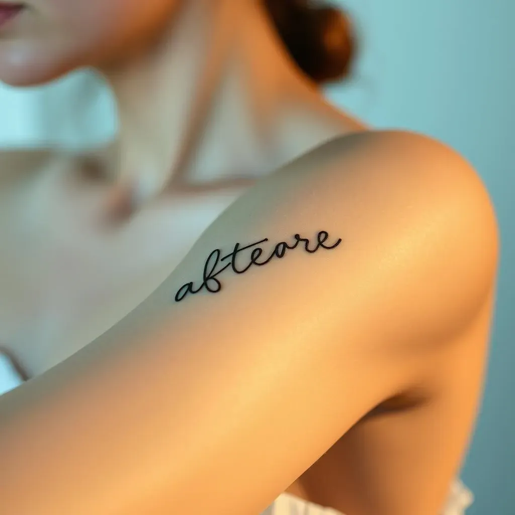 Caring for Your Word Tattoos for Women