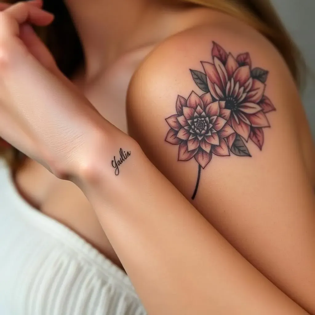 Choosing the Perfect Dahlia Tattoo Placement for Women