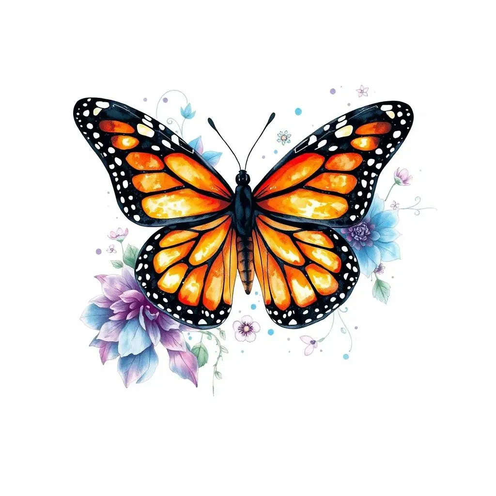 Choosing the Perfect Watercolor Butterfly Tattoo Design for You