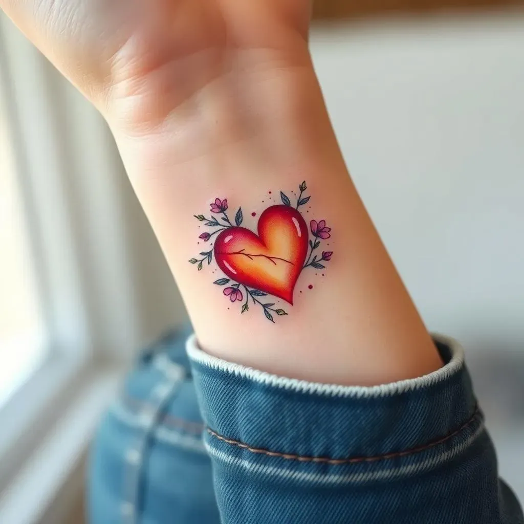 Choosing the Perfect Watercolor Heart Tattoo Design for Women