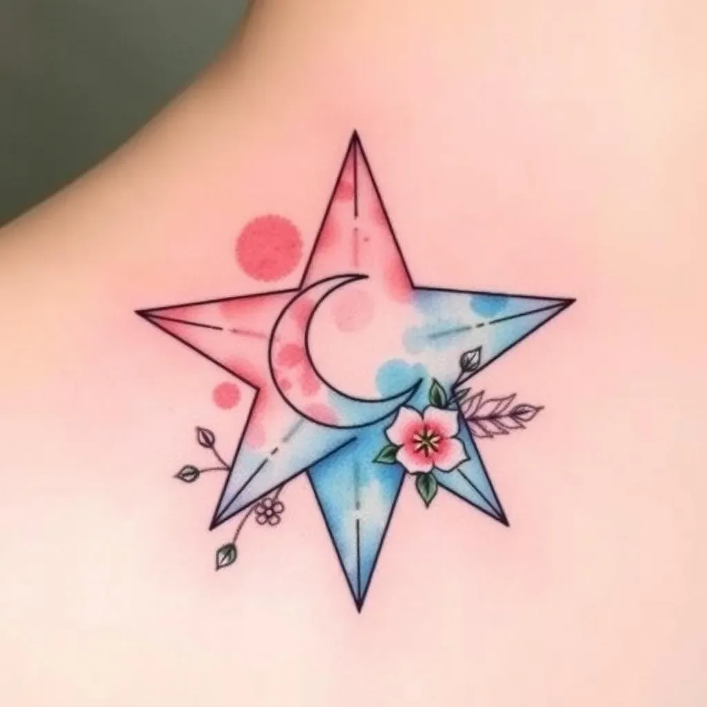 Choosing the Perfect Watercolor Star Tattoo Design