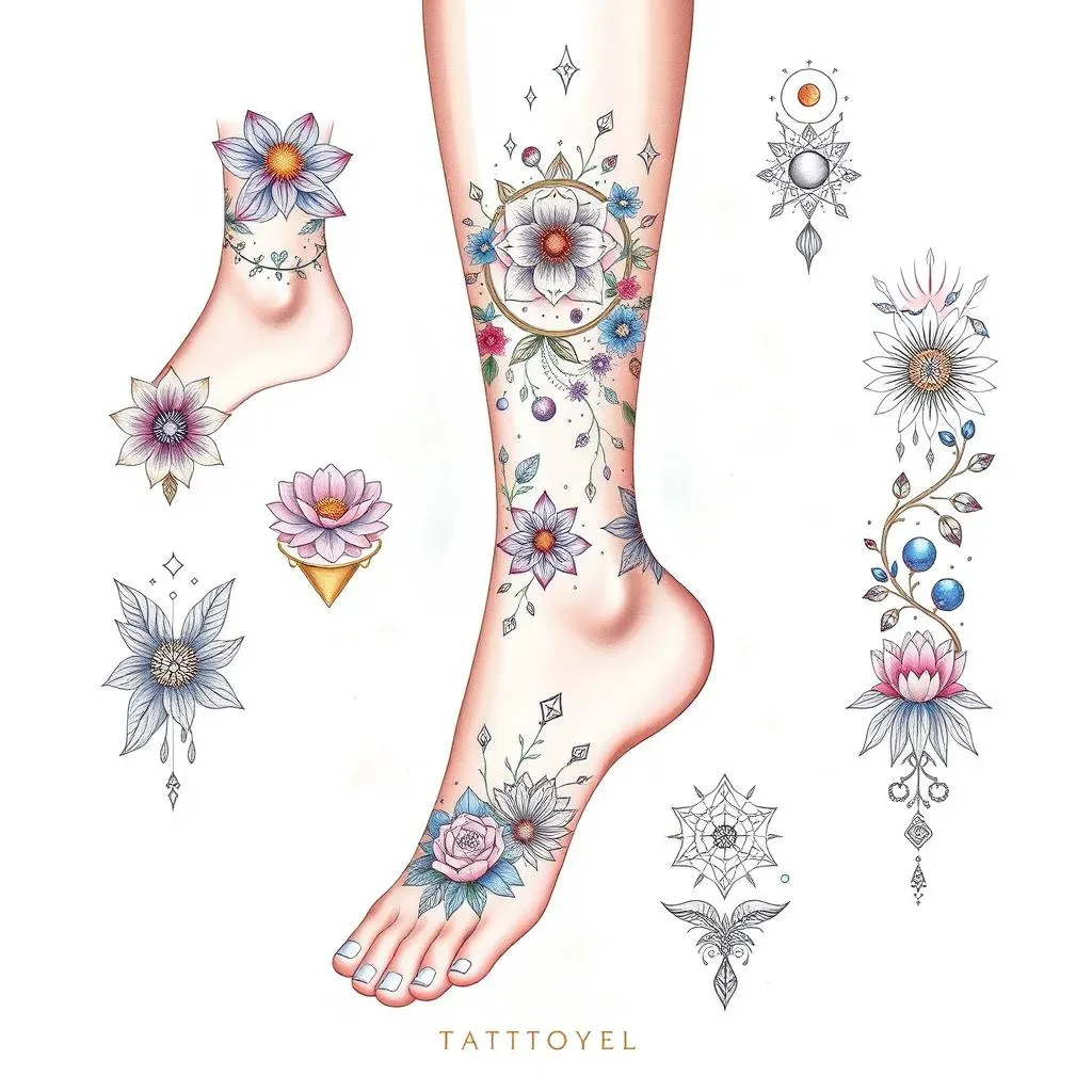 Choosing the Right Ankle Sleeve Tattoo: Meaning and Placement