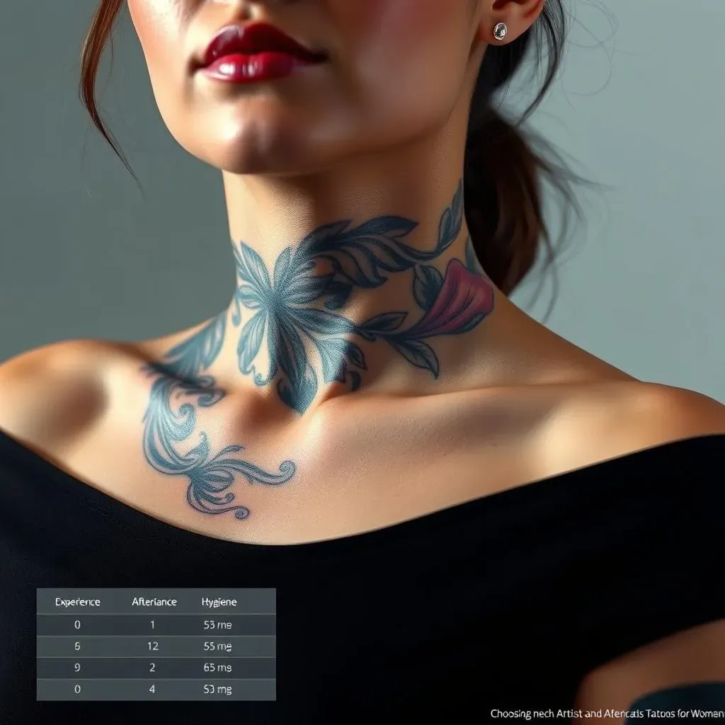 Choosing the Right Artist and Aftercare for Neck Sleeve Tattoos for Women