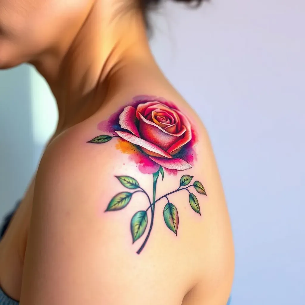 Colorful Shoulder Tattoos: Expressing Your Vibrant Side