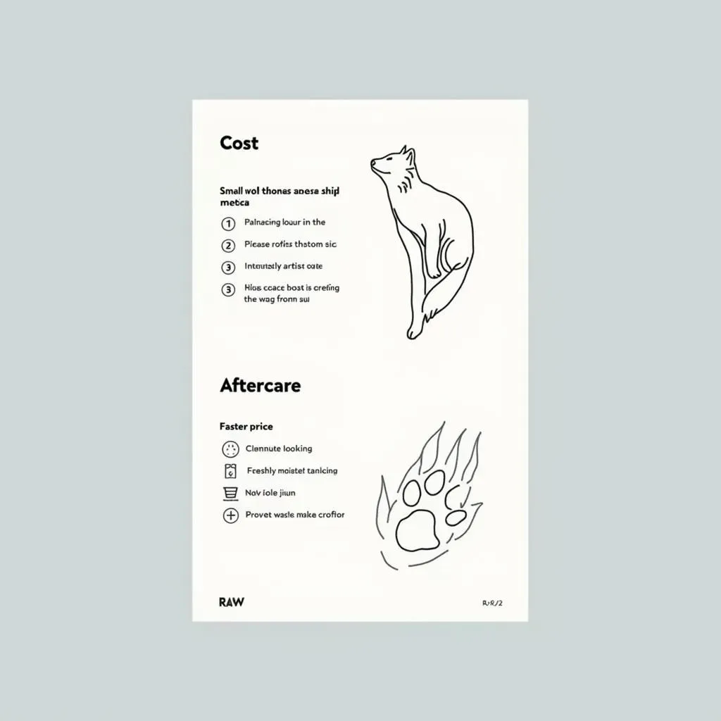 Cost and Aftercare for Small Wolf Tattoo Ideas