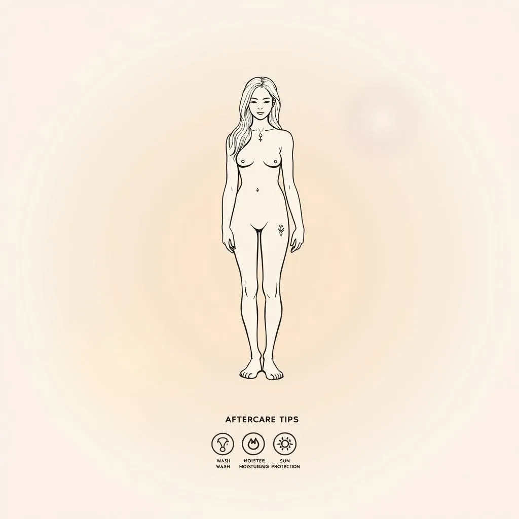 Creative Light Tattoo Placements & Aftercare Tips