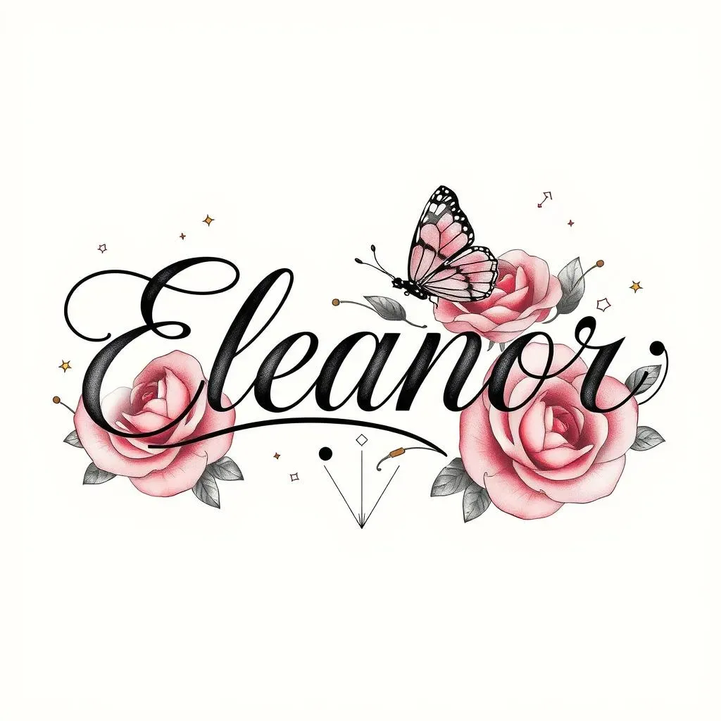 Creative Name Tattoo Designs for a Full or Half Sleeve