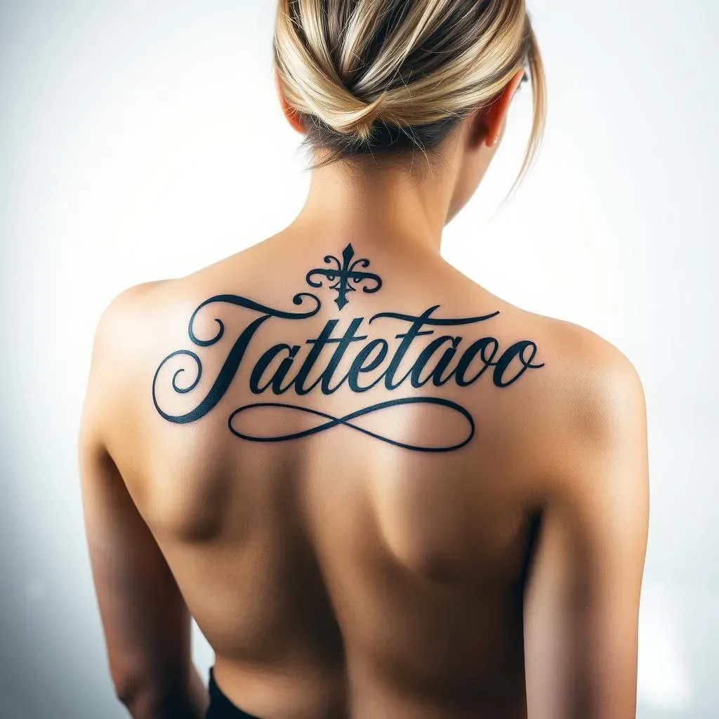 Creative Name Tattoo Ideas for Your Back