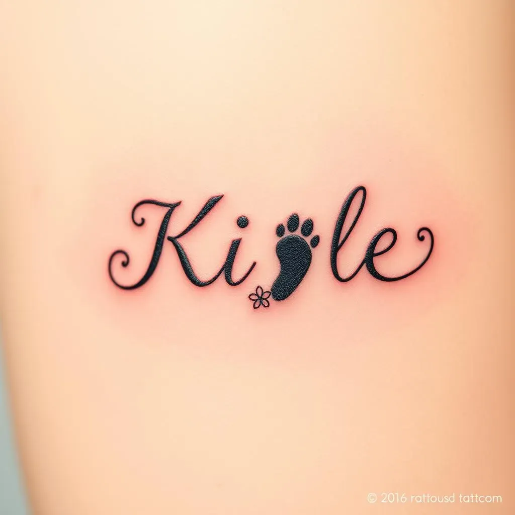 Creative Small Tattoo Ideas with Names