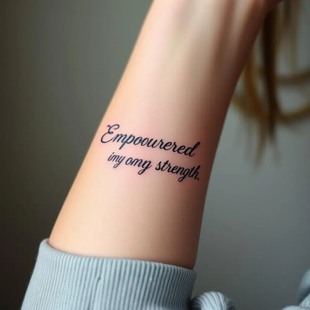 Ultimate Custom Quote Tattoos for Women