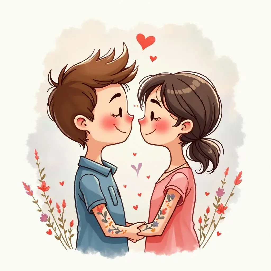 Cute and Playful Small Tattoo Ideas for Couples