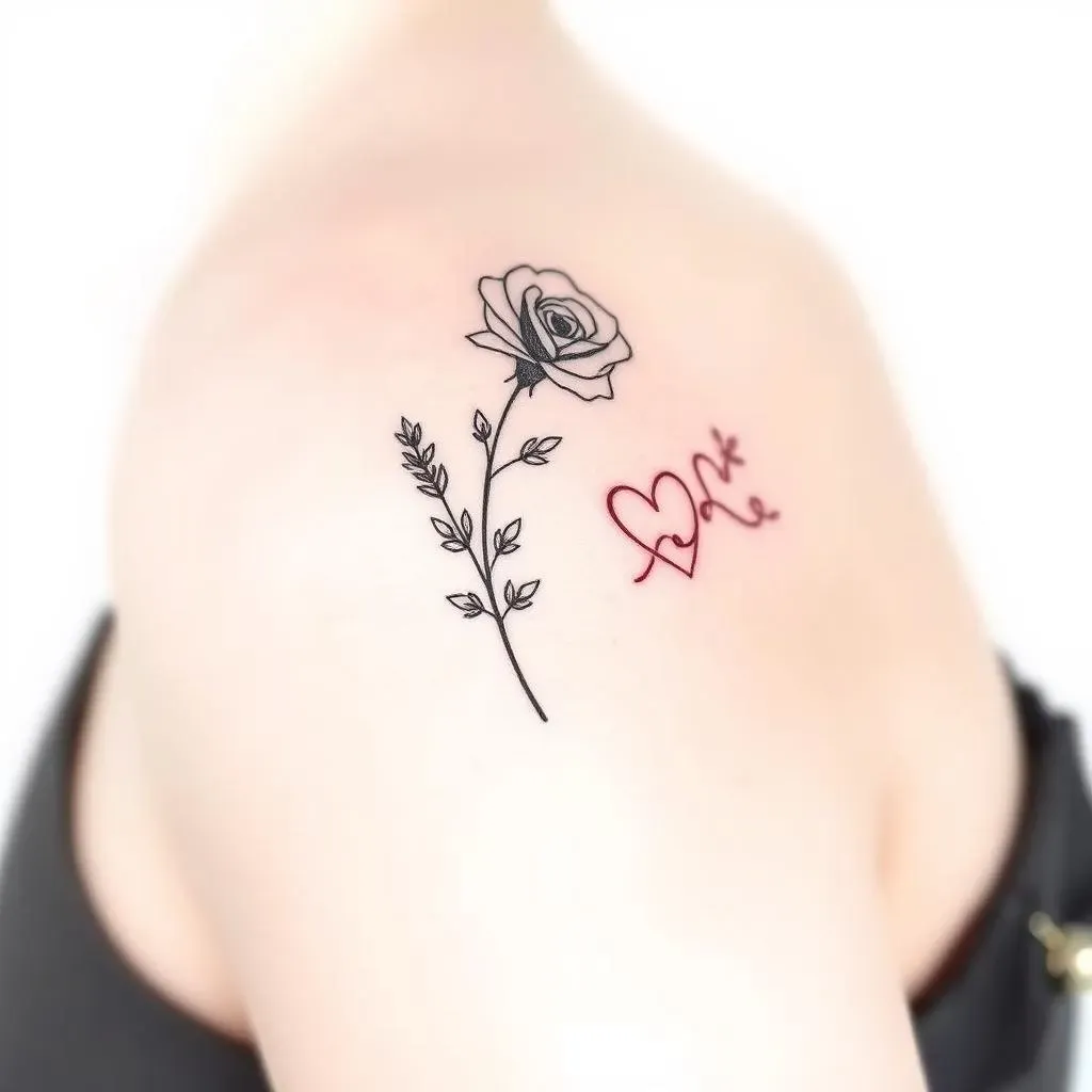 Cute and Small Shoulder Tattoo Ideas for Women