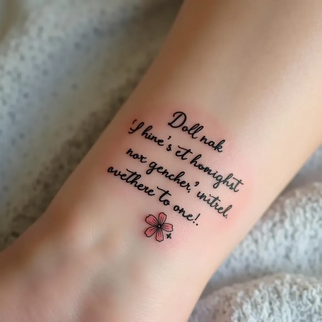 50 Cute Small Tattoo Quotes: Discover Your Next Ink!