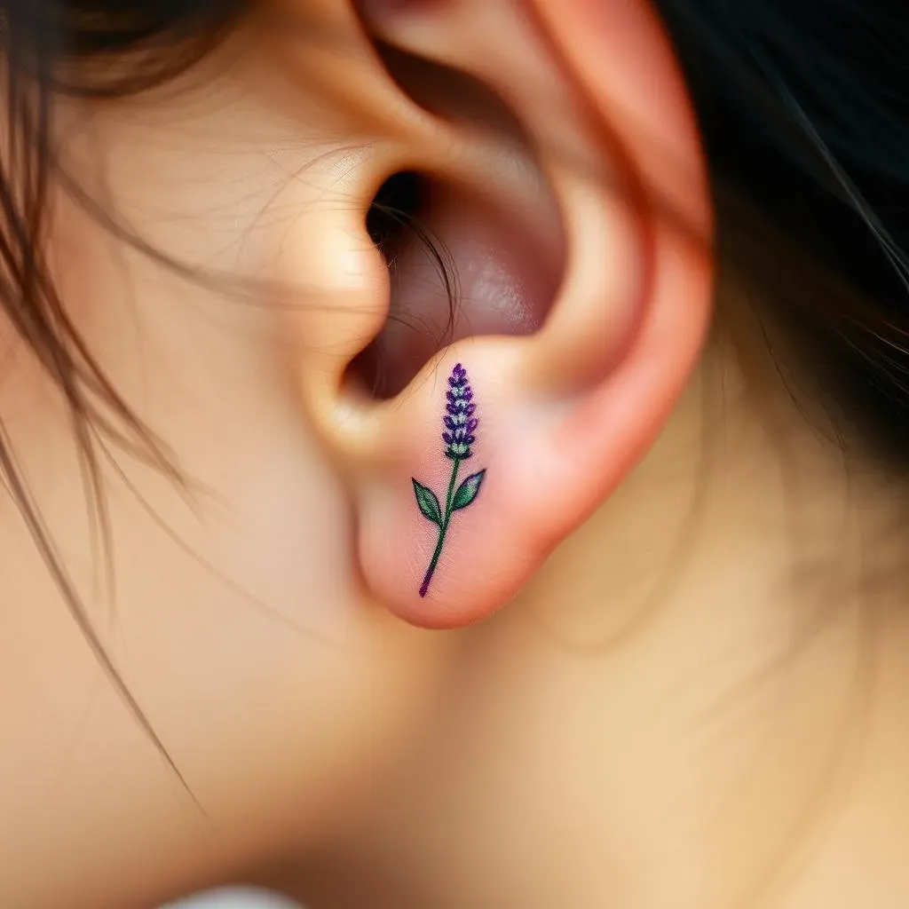 Dainty & Discreet: Popular Small Tattoo Ideas for Behind the Ear