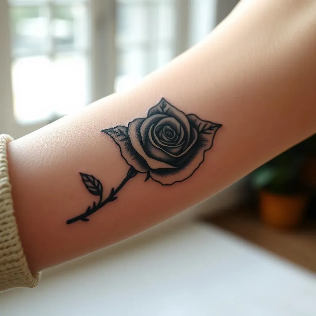 Design Ideas: Black and Grey Tattoos for Women